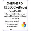 REBECCA SHEPHERD (Rebe)