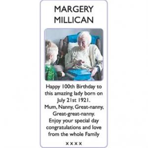 MARGERY MILLICAN