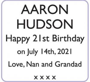 AARON HUDSON