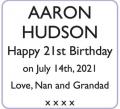 AARON HUDSON