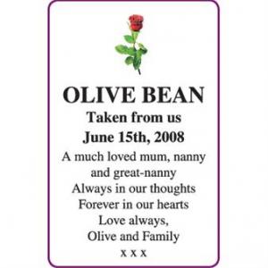 OLIVE BEAN