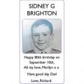 SIDNEY G BRIGHTON