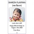 SHARON FLAXMAN (nee Bacon)