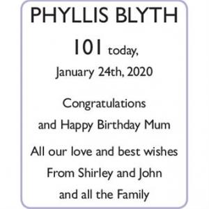 PHYLLIS BLYTH