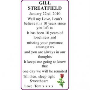 GILL STREATFIELD