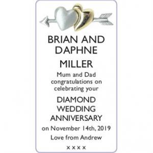 BRIAN aand DAPHNE MILLER