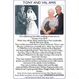 TONY and VAL AMIS