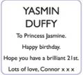 YASMIN DUFFY