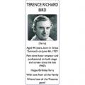 TERENCE RICHARD BIRD
(Terry)