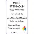 MILLIE STENHOLM