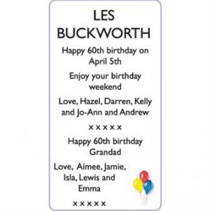 LES BUCKWORTH