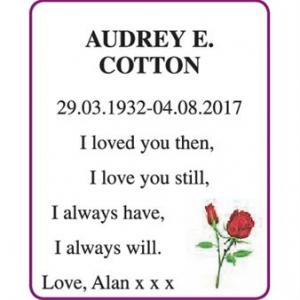 AUDREY E. COTTON