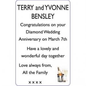 TERRY and YVONNE BENSLEY