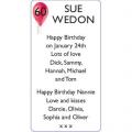 SUE WEDON