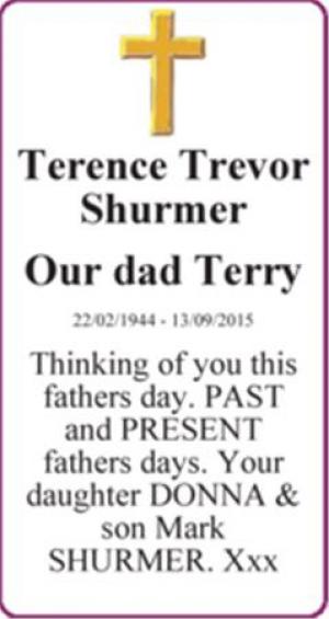 Terence trevor shurmer