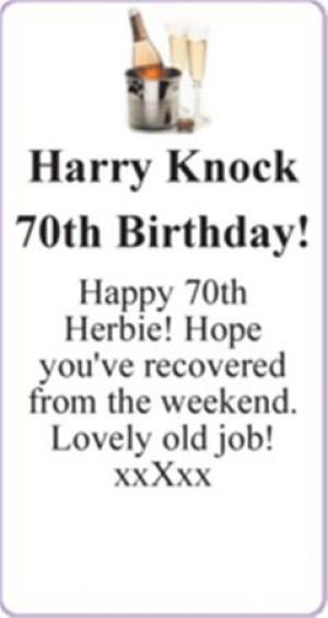 Harry Knock