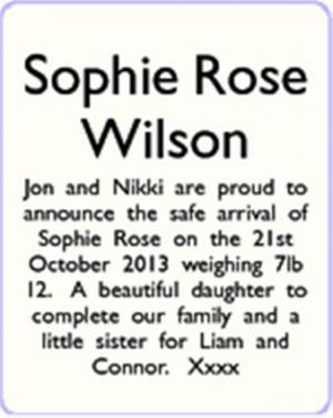 Sophie Rose Wilson