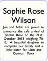 Sophie Rose Wilson