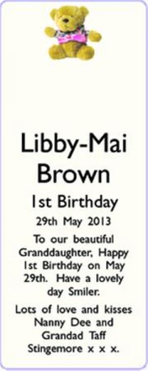 Libby-Mai Brown