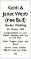 Keith - Janet Webb (nee Bull)