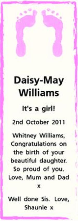 Daisy-May Williams