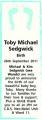 Toby Michael Sedgwick