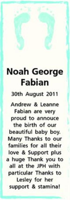 Noah George Fabian