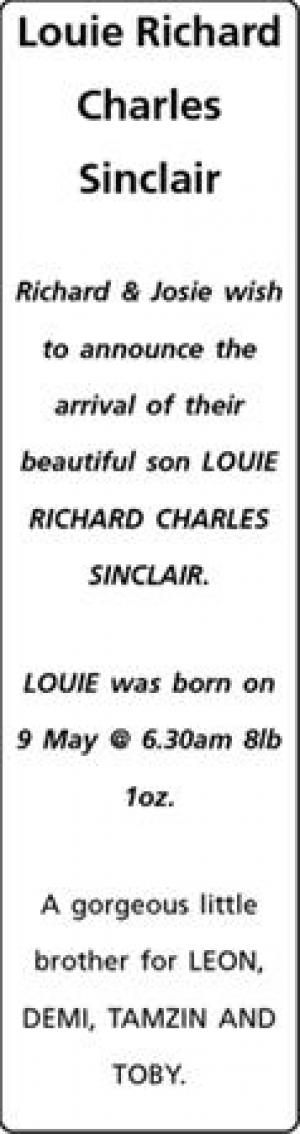 Louie Richard Charles Sinclair