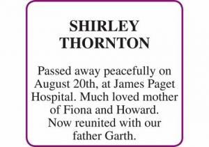 SHIRLEY THORNTON